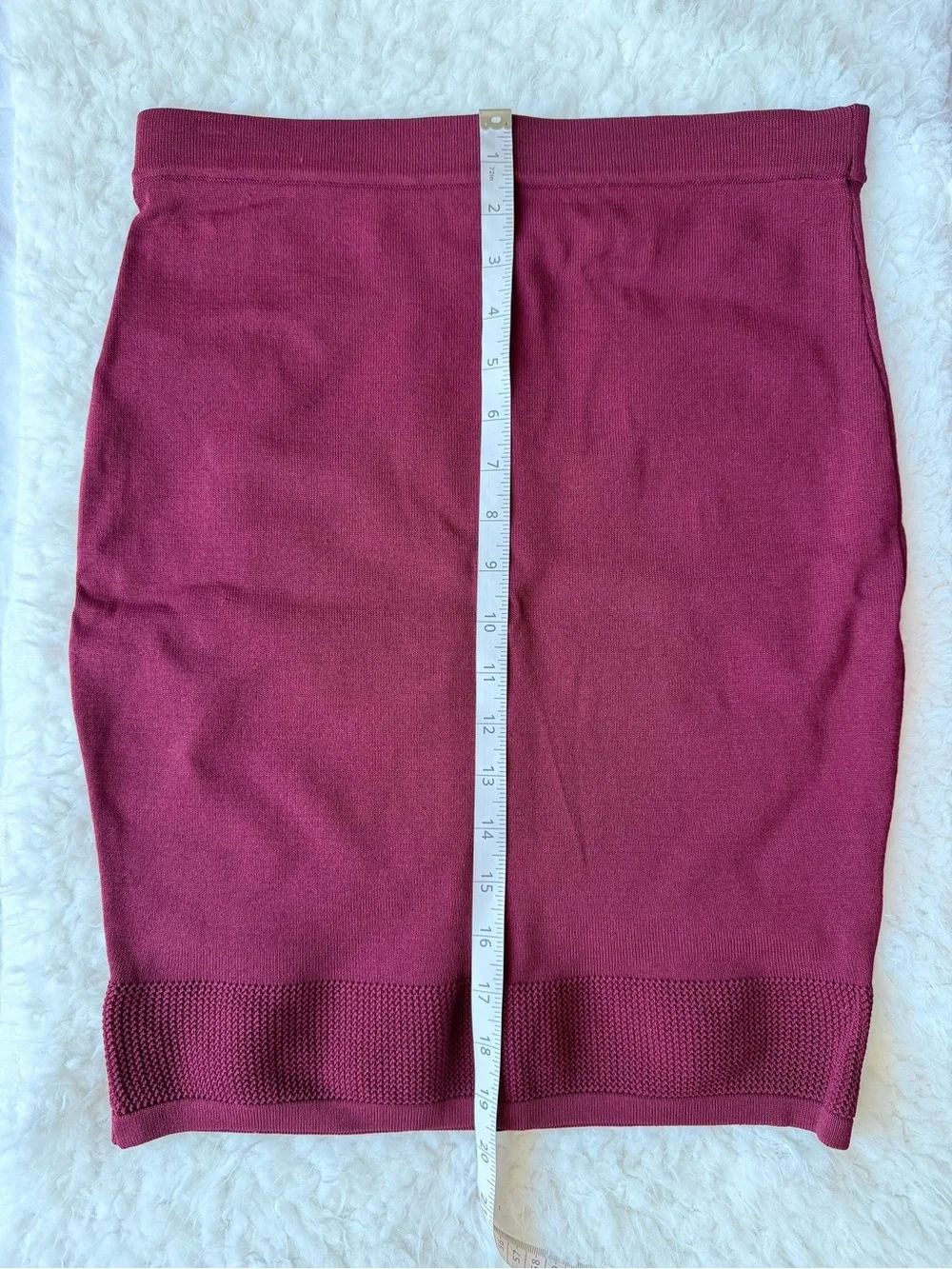 Romeo & Juliet Couture Plum Pencil Skirt - Picture 5 of 7